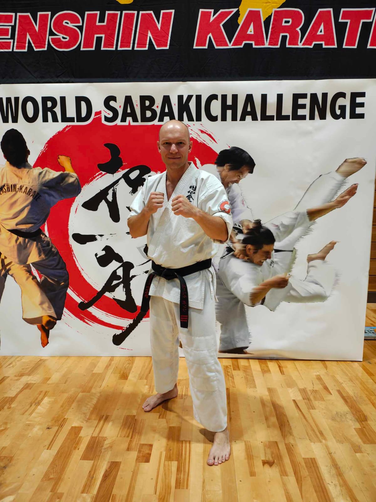 Pozycja walki Enshin Karate Wieliszew